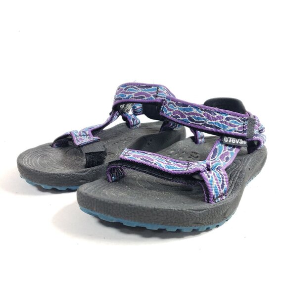 Teva Womens Size 6 Sports Sandals Multicolor Pattern Adjustable Straps - Picture 2 of 8